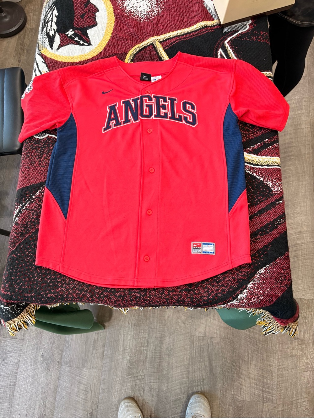 Vintage Nike mlb Anaheim Angels jersey xl youth